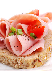 Image showing  healthy sandwich 