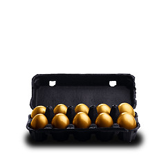 Image showing golden eggs