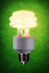 Image showing fluorescent light bulb