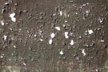 Image showing Peeled grunge weathered old wall