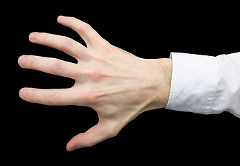 Image showing Male hand