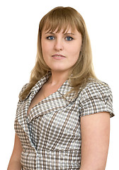 Image showing Portrait of the beautiful business girl