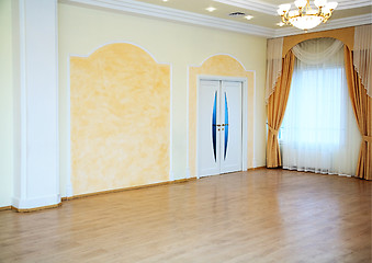Image showing Luxurious yellow room