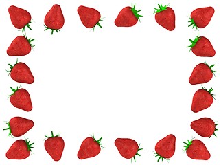 Image showing Strawberry photo frame