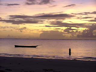 Image showing Silhouettes on the horizon