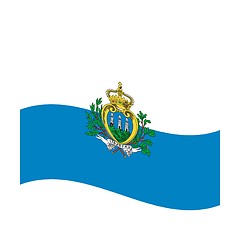 Image showing flag of san marino