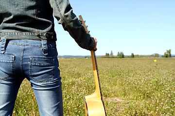 Image showing Guitar player