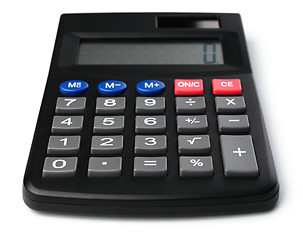 Image showing Black calculator