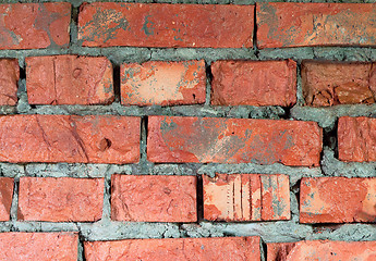 Image showing Brick wall of a building background