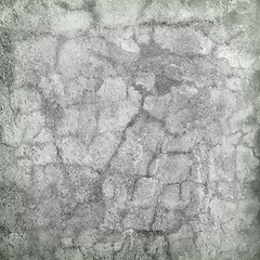 Image showing Cement grunge cracked wall background