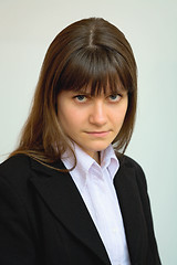 Image showing Portrait of the beautiful business girl