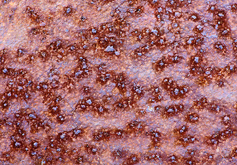 Image showing Old rusty metal grunge background