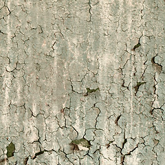 Image showing Texture of old damaged paint on a wall