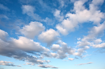 Image showing Beautiful clouds in the sky