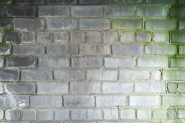 Image showing Surface of brick old grunge wall