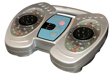 Image showing Infrared blood circulation foot massager device isolated