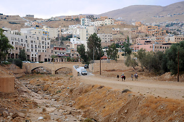 Image showing Town of Petra in Jordan