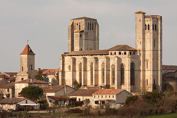 Image showing The collegiale of La Romieu, in Gascony.