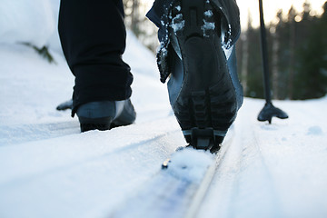 Image showing Ski track