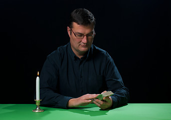 Image showing Tarot reader