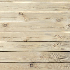 Image showing Pine wooden texture with knots and cracks