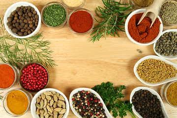 Image showing Spices and herbs