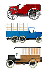 Image showing Old trucks