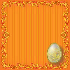 Image showing Floral Easter background