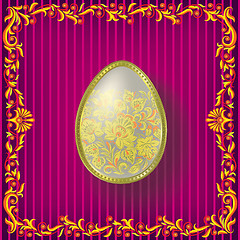 Image showing Floral Easter background