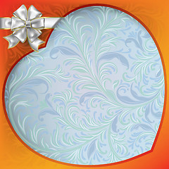 Image showing valentines blue greeting with heart