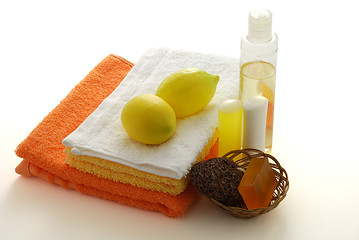 Image showing Lemon flavored SPA set