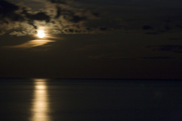 Image showing Moon beam