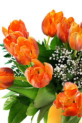 Image showing bouquet of tulips