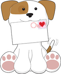 Image showing Puppy Love Love Letter