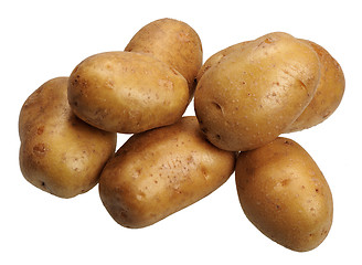 Image showing Potatoes, isolated