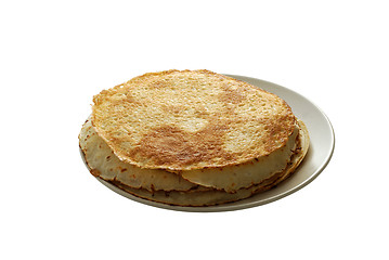 Image showing Blini on plate