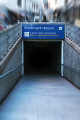 Image showing Stortinget stasjon