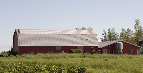 Image showing red barn