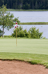 Image showing Golf Flag