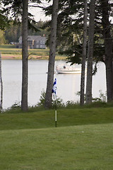 Image showing Golf Flag