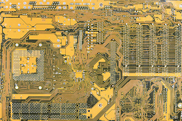 Image showing Industrial hi-tech electronic background