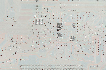 Image showing Tech blue industrial circuit electronic texture