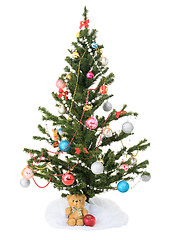 Image showing Decorated  christmas tree