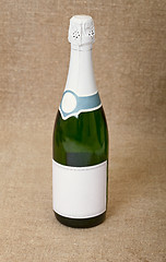 Image showing One bottle of sparkling wine