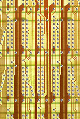 Image showing Retro circuit board background