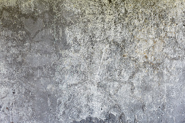 Image showing Dark gray concrete weathered wall background