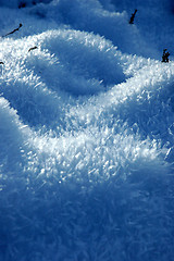 Image showing snowcrystals