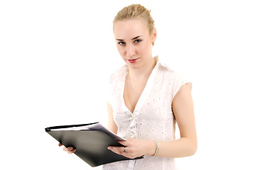 Image showing Young businesslady