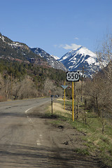 Image showing Highway 550