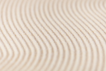 Image showing Abstract background of sand with furrows